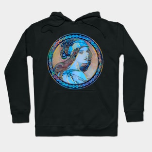 Framed Dream of Vitrail Pour la facade de la Boutique Fouquet Hoodie